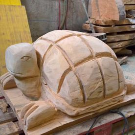 tartaruga in legno